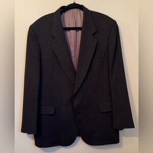 Vintage Oscar de la Renta Charcoal Blazer